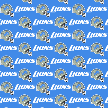 Detroit Lions team colors Fabric