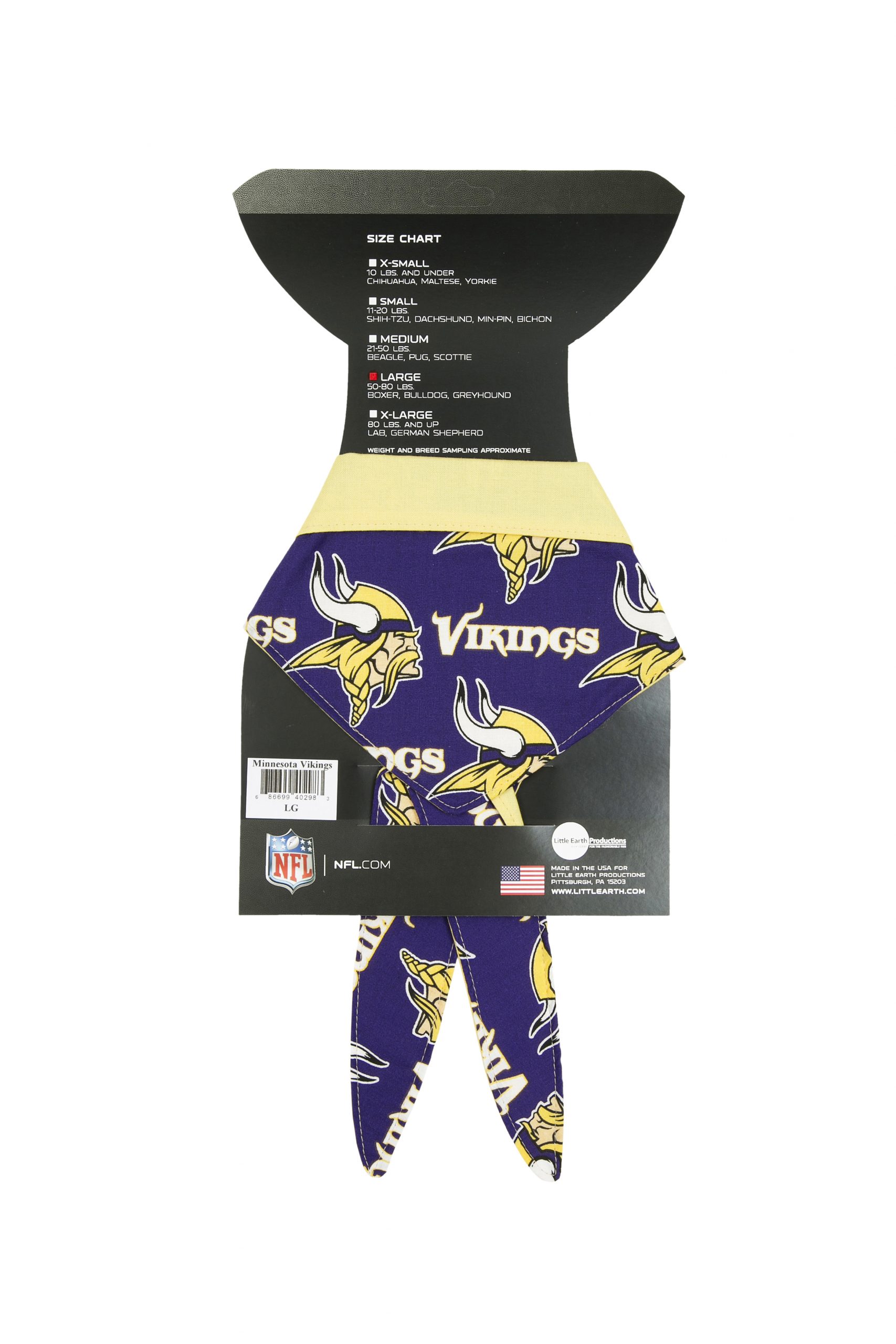 NFL Minnesota Vikings Medium Bandana